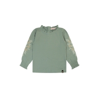 Bakkaboe Olivia baby W10238 t-shirts lange mouw Groen licht