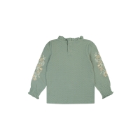 Bakkaboe Olivia baby W10238 t-shirts lange mouw Groen licht