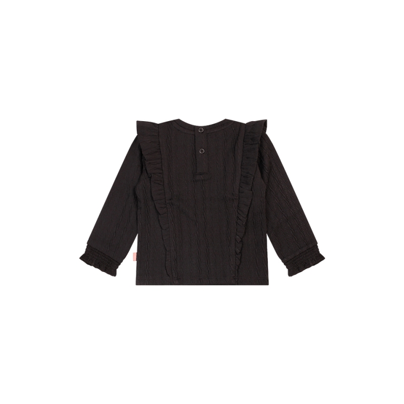 Bakkaboe 3115600 W10174 t-shirts lange mouw Zwart