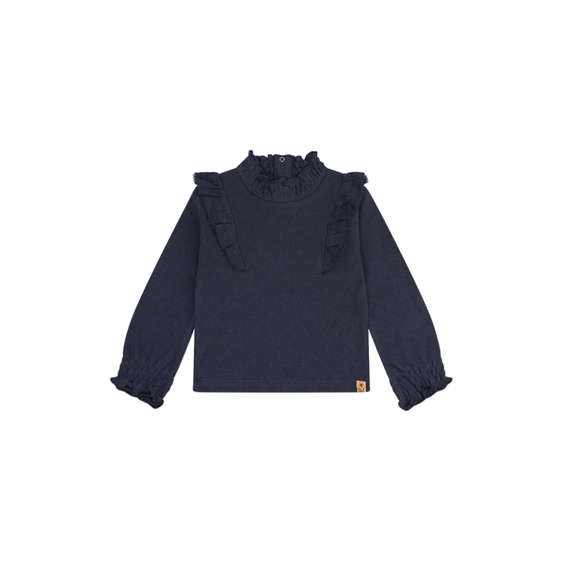 Bakkaboe 3115605 W10192 t-shirts lange mouw Marine