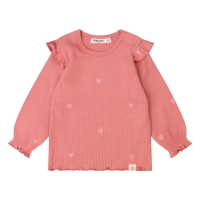 bakkaboe newborn Fieke Z10402 t-shirts lange mouw Rose oud