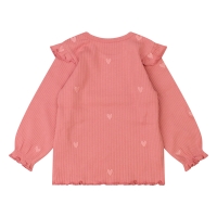 bakkaboe newborn Fieke Z10402 t-shirts lange mouw Rose oud