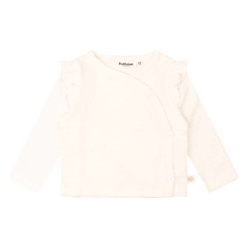 bakkaboe newborn Vera Z10404 t-shirts lange mouw Ecru