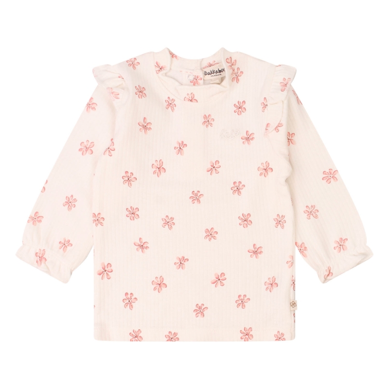 bakkaboe newborn 3216600 Z10114 t-shirts lange mouw Ecru