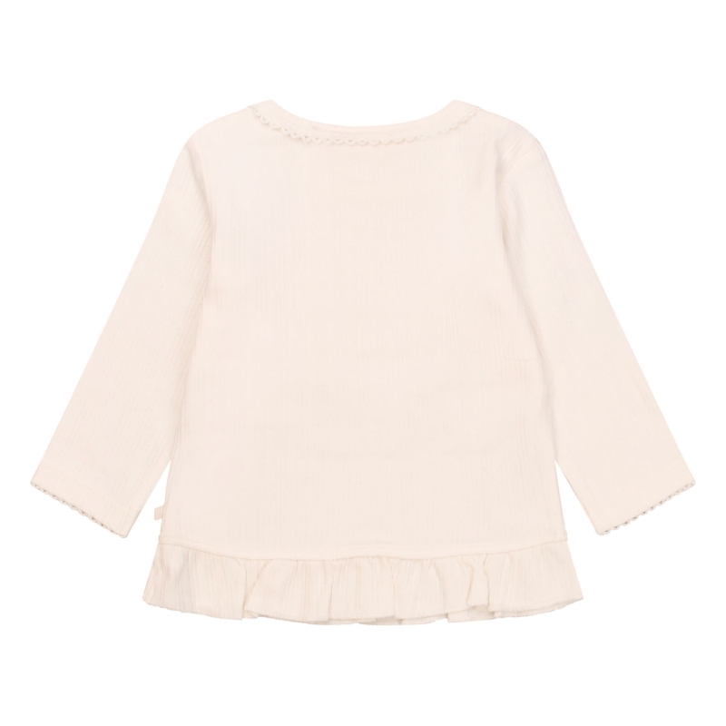 bakkaboe newborn 3216602 Z10126 t-shirts lange mouw Ecru
