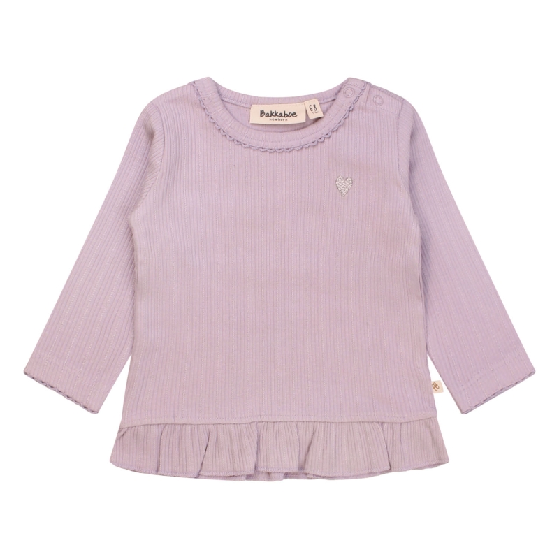 bakkaboe newborn 3216602 Z10126 t-shirts lange mouw Lila