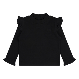 Bakkaboe 3315601 W20171 baby meisjes T-shirt lm Zwart