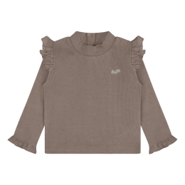 Bakkaboe 3315601 W20171 baby meisjes T-shirt lm Taupe