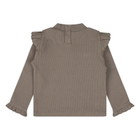 Bakkaboe 3315601 W20171 t-shirts lange mouw Taupe