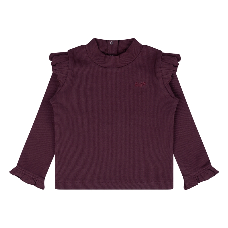 Bakkaboe 3315601 W20171 t-shirts lange mouw Wijnrood