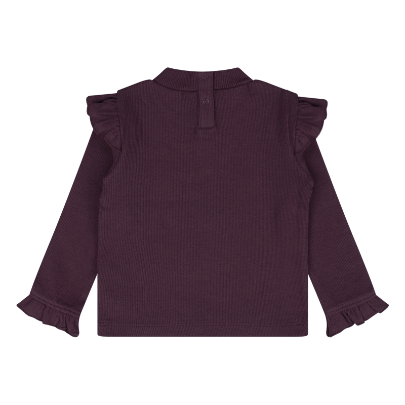 Bakkaboe 3315601 W20171 t-shirts lange mouw Wijnrood