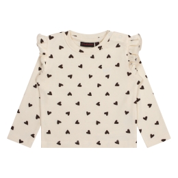 Bakkaboe 3315602 W20172 baby meisjes T-shirt lm Cream