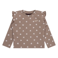 Bakkaboe 3315602 W20172 t-shirts lange mouw Taupe
