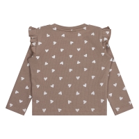 Bakkaboe 3315602 W20172 t-shirts lange mouw Taupe