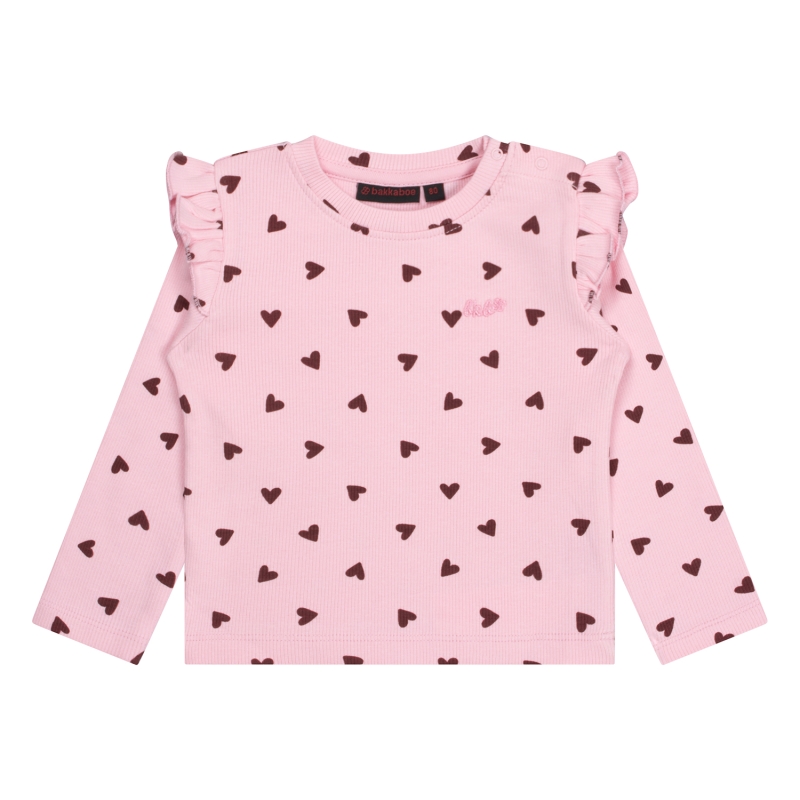 Bakkaboe 3315602 W20172 t-shirts lange mouw Rose