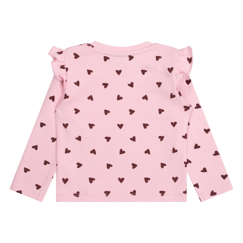 Bakkaboe 3315602 W20172 t-shirts lange mouw Rose