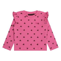 Bakkaboe 3315602 W20172 baby meisjes T-shirt lm Rose
