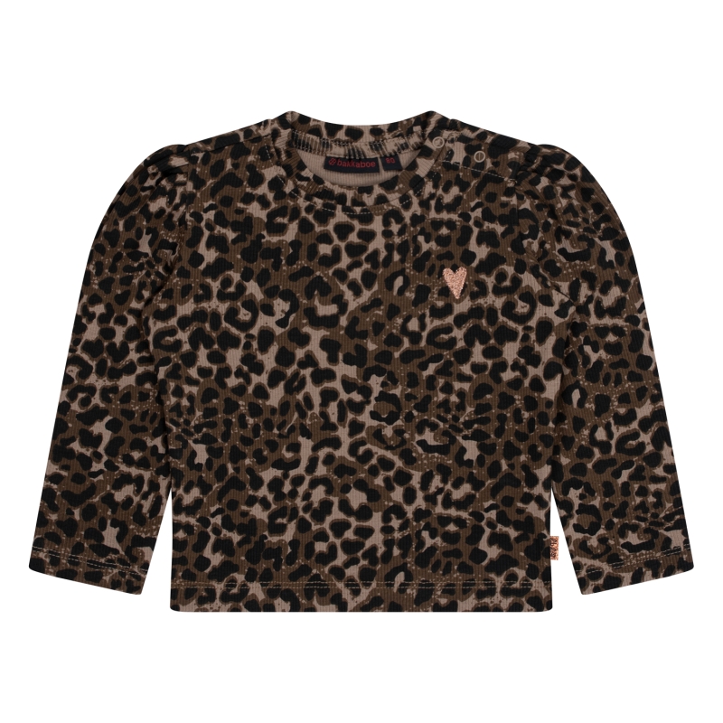 Bakkaboe 3315605 W20192 t-shirts lange mouw Taupe