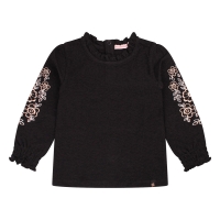 Bakkaboe Olivia baby W20243 t-shirts lange mouw Zwart