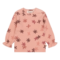 bakkaboe newborn 3316600 W20291 t-shirts lange mouw Peach