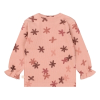 bakkaboe newborn 3316600 W20291 t-shirts lange mouw Peach