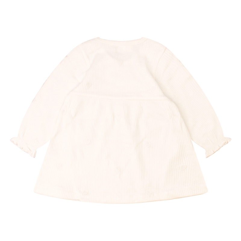 bakkaboe newborn Floortje Z10401 jurken Ecru