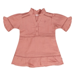 Bakkaboe 3215701 Z10157 baby meisjes jurk Rose oud