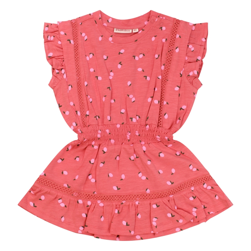 Bakkaboe 3215702 Z10158 jurken Rood licht