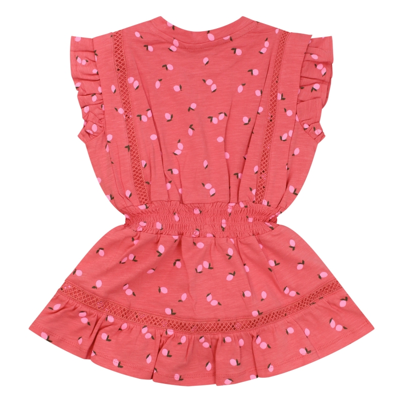 Bakkaboe 3215702 Z10158 jurken Rood licht