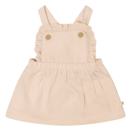 bakkaboe newborn 3216700 Z10122 baby meisjes jurk Zand
