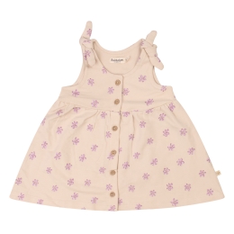 bakkaboe newborn 3216701 Z10123 baby meisjes jurk Zand