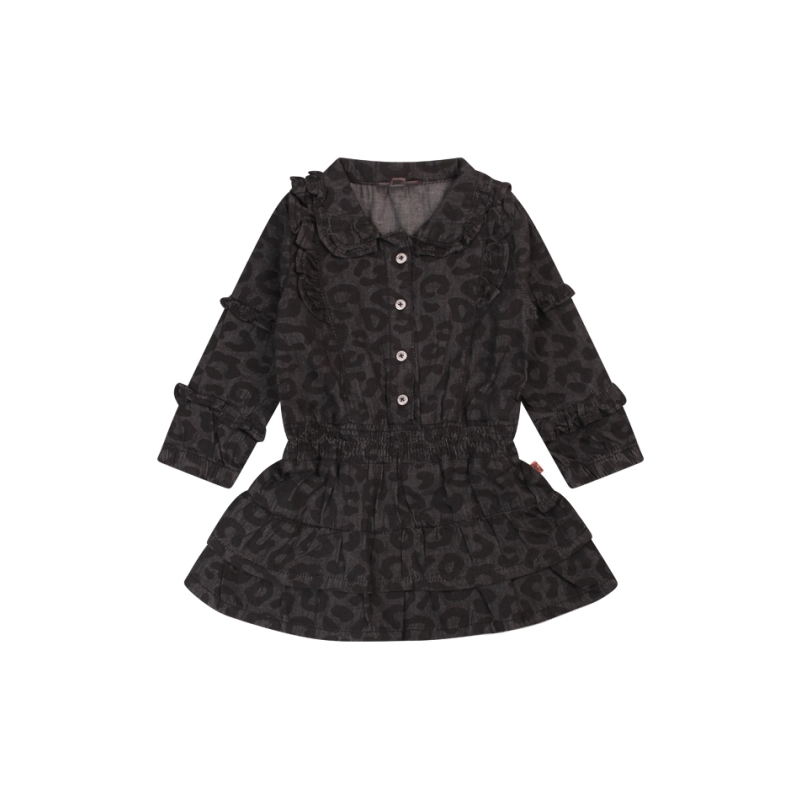 Bakkaboe 3115701 W10164 jurken Black denim