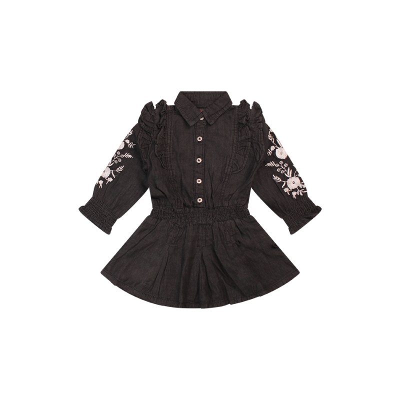 Bakkaboe 3115702 W10165 jurken Black denim