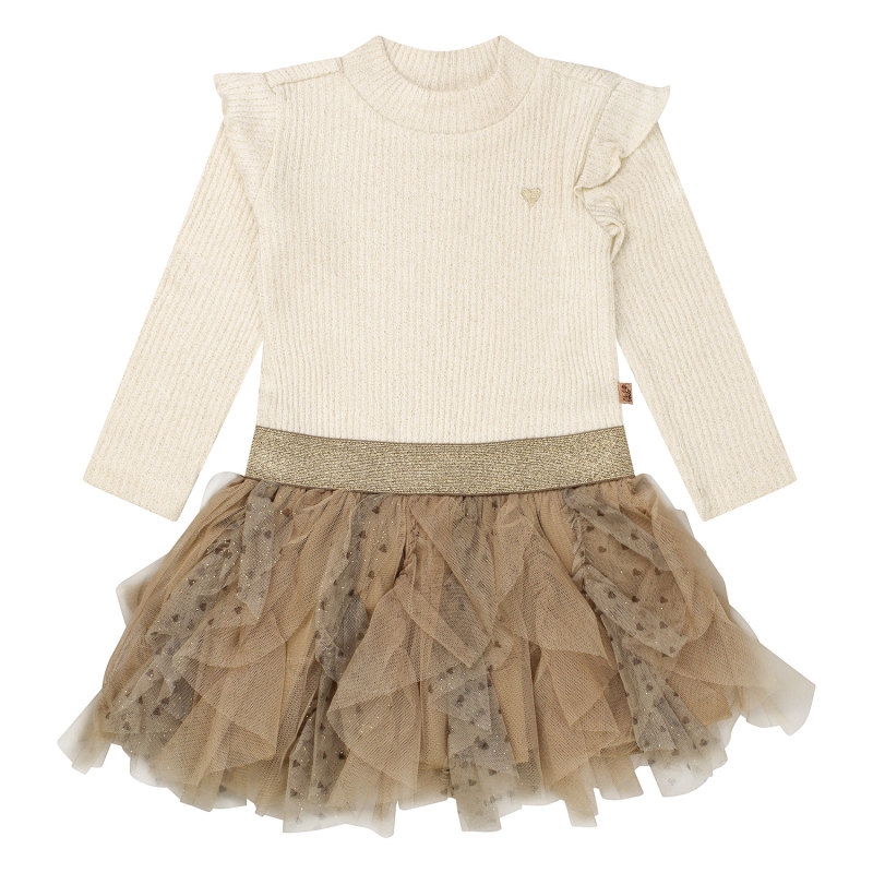 Bakkaboe 3315700 W20041 jurken Taupe