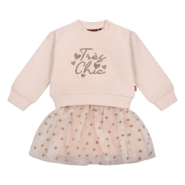 Bakkaboe 3315701 W20157 baby meisjes jurk Cream