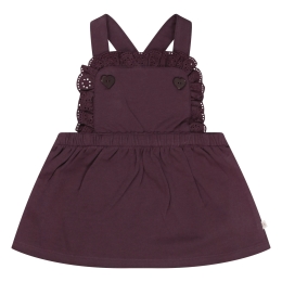bakkaboe newborn 3316700 W20299 baby meisjes jurk Aubergine