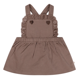 bakkaboe newborn 3316700 W20299 baby meisjes jurk Taupe