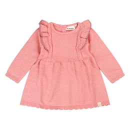 bakkaboe newborn Carina W20400 baby meisjes jurk Perzik