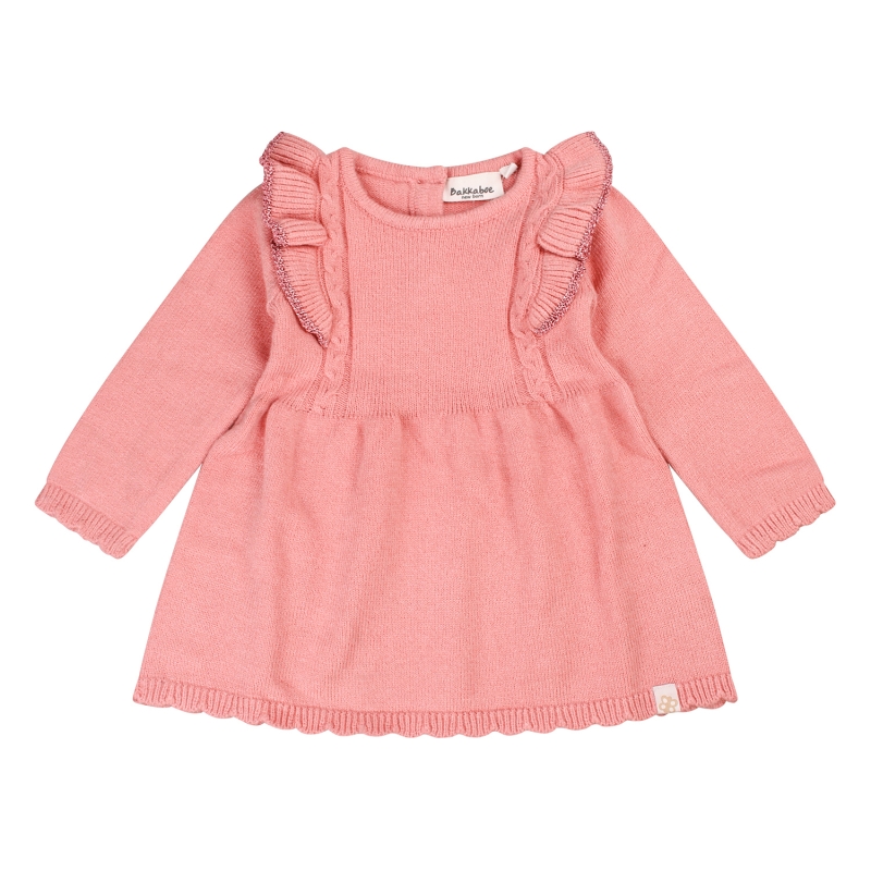 bakkaboe newborn Carina W20400 jurken Perzik