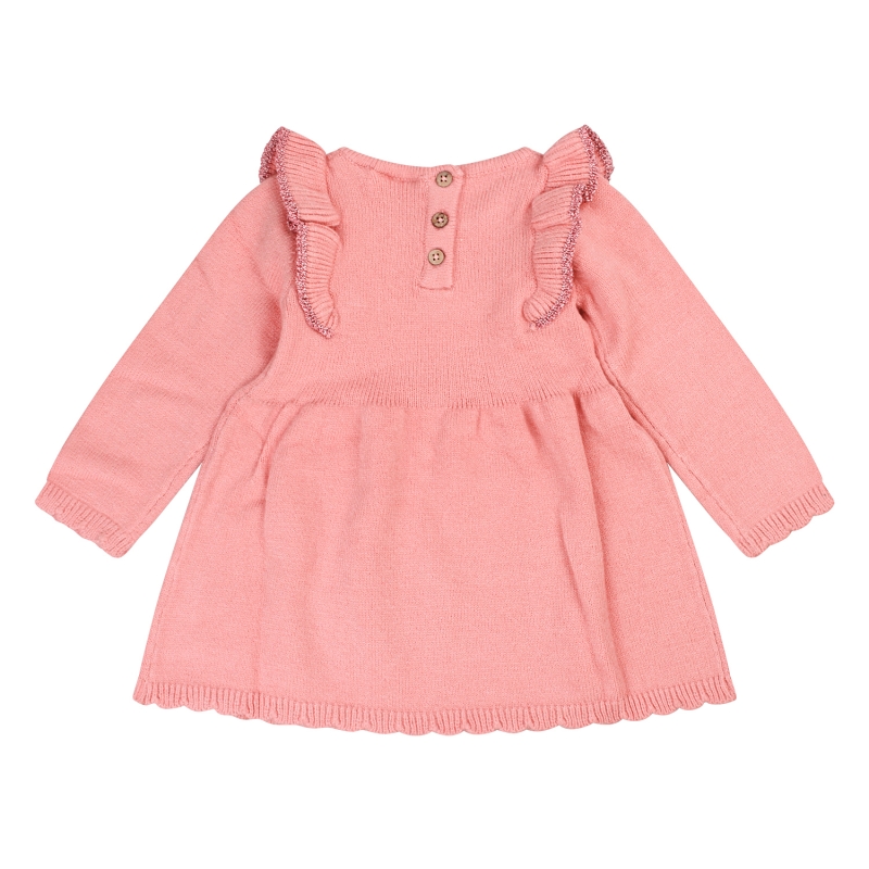 bakkaboe newborn Carina W20400 jurken Perzik