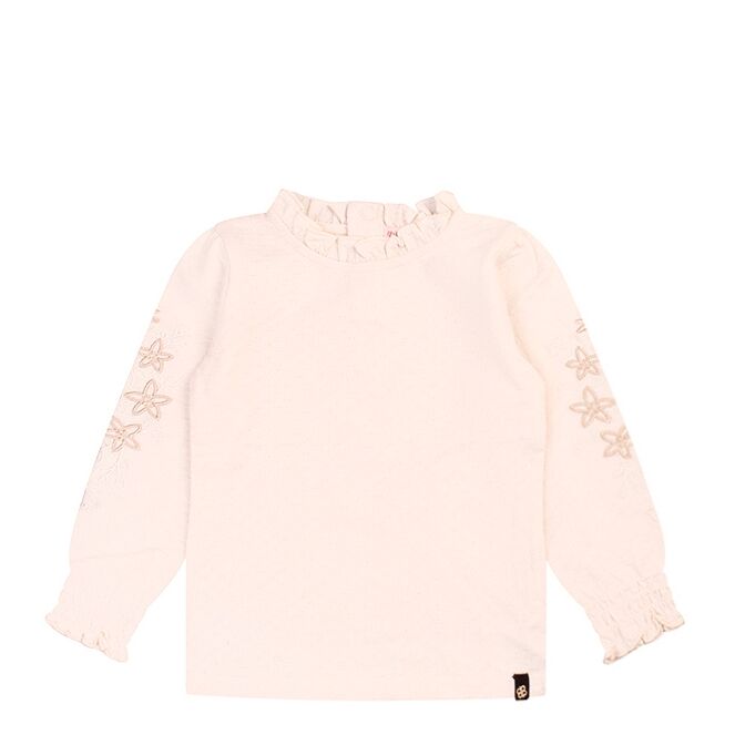 Bakkaboe Bakkaboe Olivia baby W10238 Beige whitecap gray Bakkaboe Olivia baby W10238 Baby meisjes T-shirt lm Beige bestel je online bij www.bertusmode.nl/