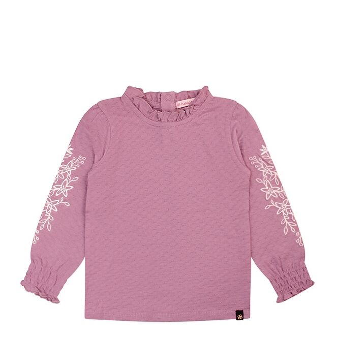 Bakkaboe Bakkaboe Olivia baby W10238 Paars valerian Bakkaboe Olivia baby W10238 Baby meisjes T-shirt lm Paars bestel je online bij www.bertusmode.nl/