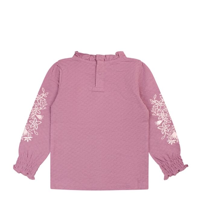 Bakkaboe Bakkaboe Olivia baby W10238 Paars valerian Bakkaboe Olivia baby W10238 Baby meisjes T-shirt lm Paars bestel je online bij www.bertusmode.nl/