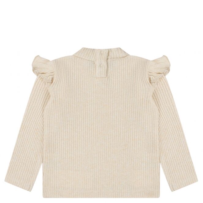 Bakkaboe Bakkaboe 3115601 W10186 Beige cream melee Bakkaboe 3115601 W10186 Baby meisjes T-shirt lm Beige bestel je online bij www.bertusmode.nl/