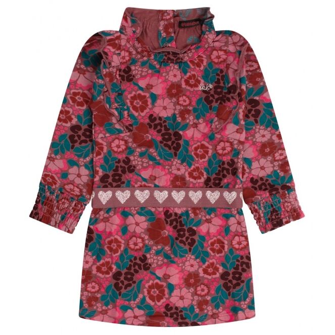 Bakkaboe Bakkaboe 3115706 W10214 Roze 35.DUSTYMAUVE.W25 Bakkaboe 3115706 W10214 Baby meisjes jurk Roze bestel je online bij www.bertusmode.nl/