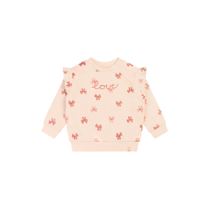 Bakkaboe Bow W10353 sweatshirts Rose