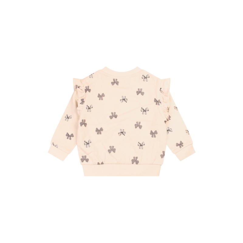 Bakkaboe Bow W10353 sweatshirts Zwart