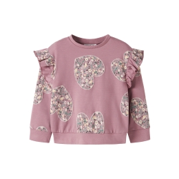 name it NMFKIWILE LS NREG SWEAT UNB baby meisjes sweatshirt Purple