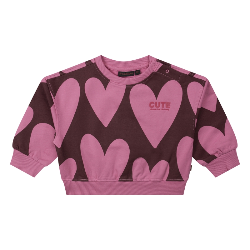 Bakkaboe 3315402 W20162 sweatshirts Wijnrood