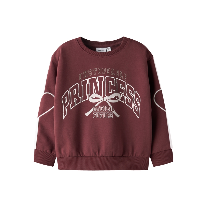 name it NMFBOTANJA LS NREG SWEAT UNB sweatshirts Red